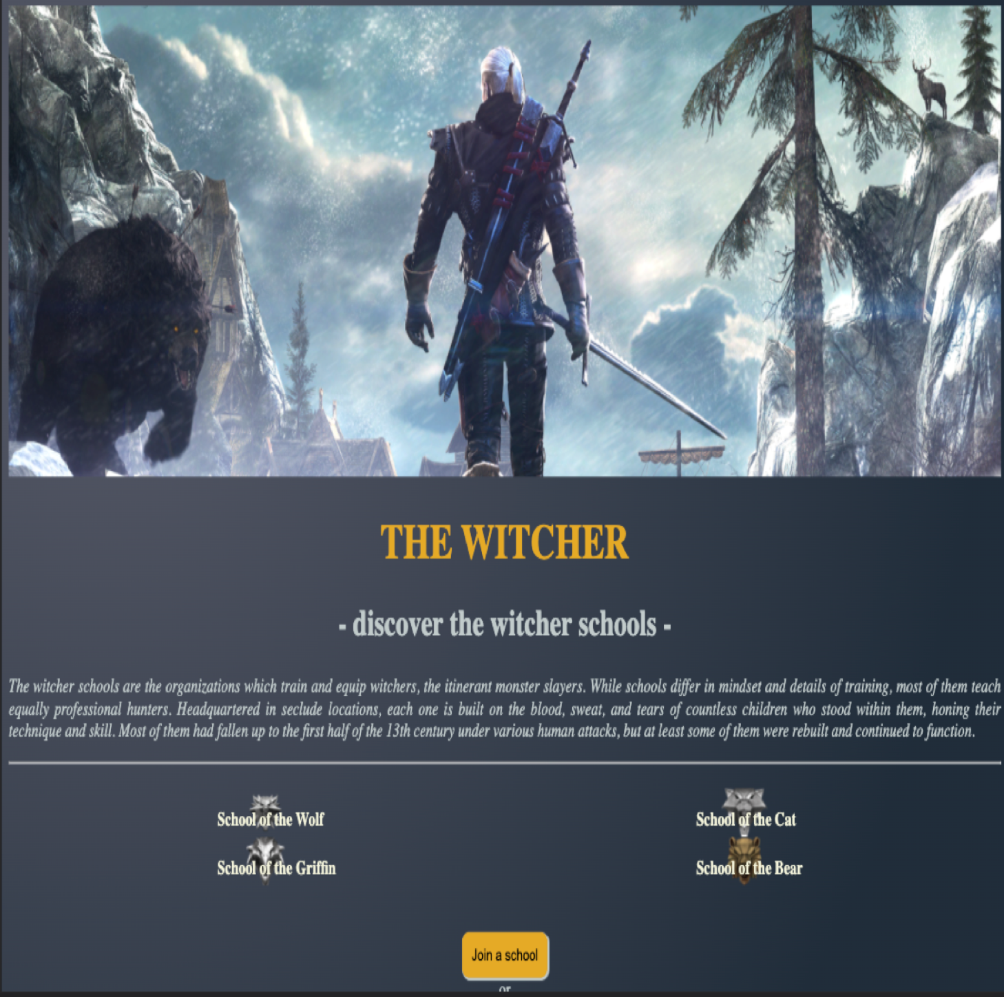 Witcher project